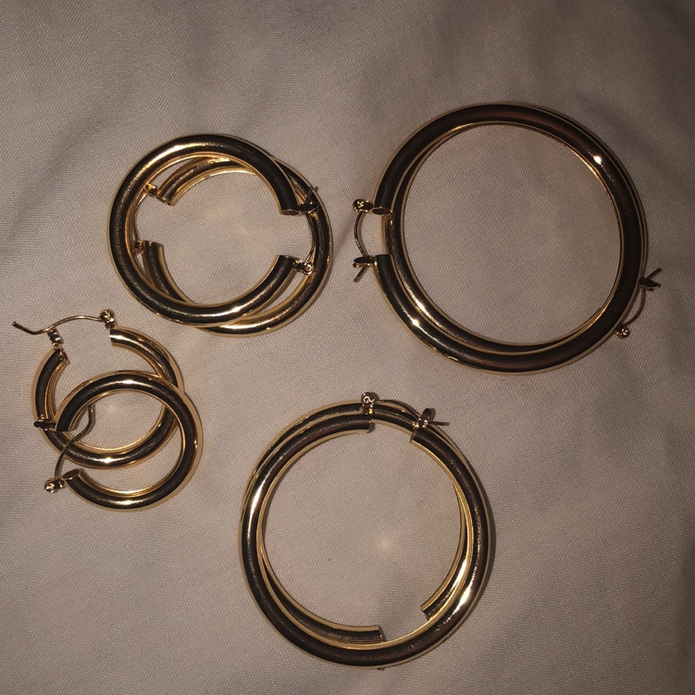 NWT 4 Piece Hoops Set